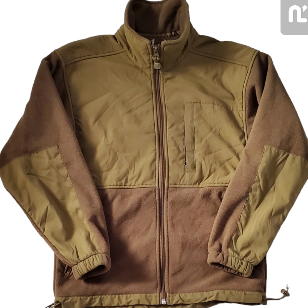 NST Fleece Nylon Zip-Up Jacket. Small.
